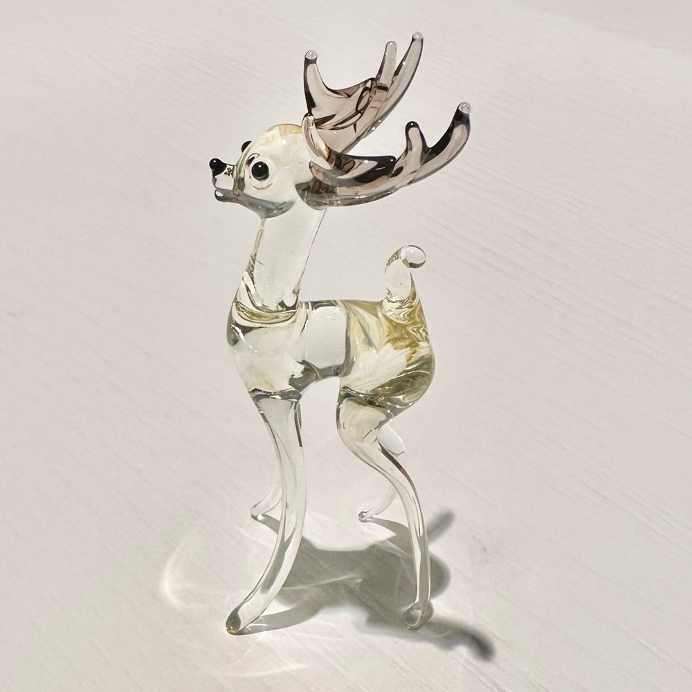 Vintage Glass Lampwork Deer Figurine-Perfect Condition!